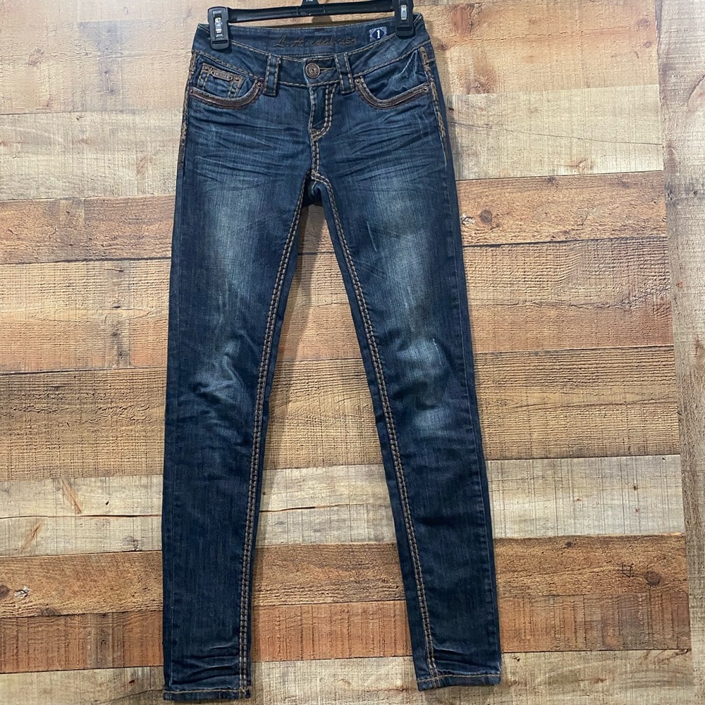 LA Idol Low Rise Skinny Jeans Size 1